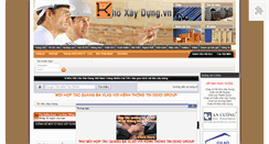Desktop Screenshot of khoxaydung.vn
